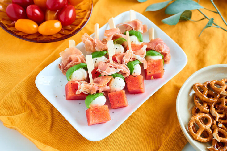 Image for Watermelon & Mozzarella Skewers