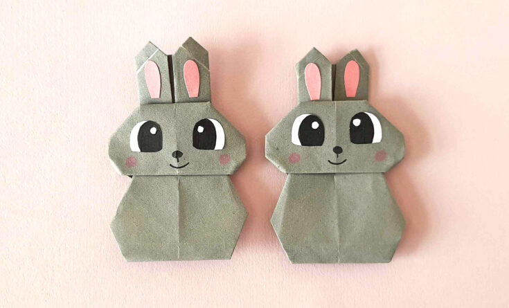 Image for Origami Bunny Rabbit Step by Step * Moms and Crafters