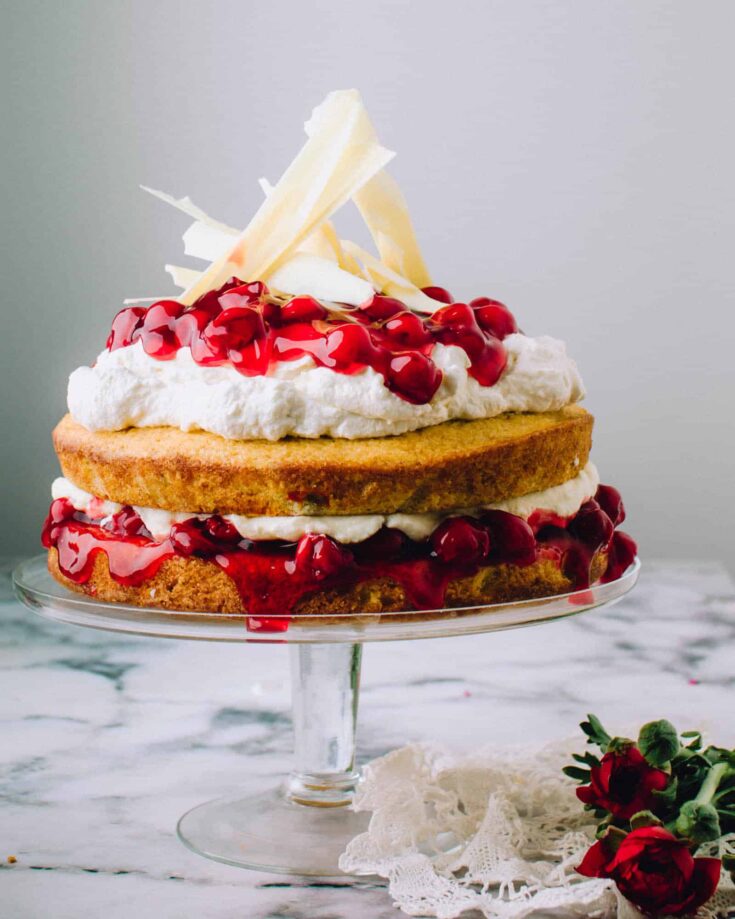 Image for White Chocolate Mousse and Cherry Layer Cake