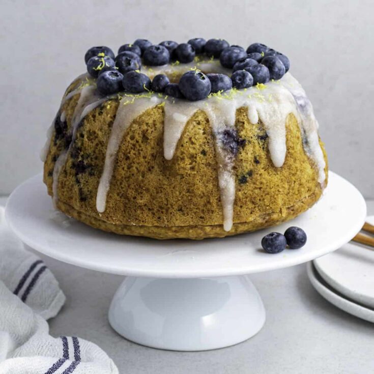 Image for Blueberry Pancake Bundt Cake (Moist, Fluffy, Perfect!)