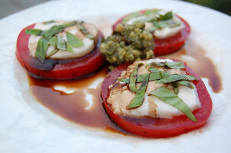 Image for Caprese Salad with Basil Pesto