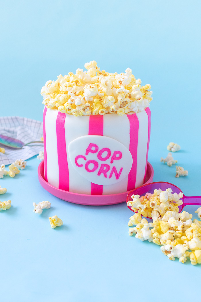 Image for Salted Caramel Popcorn Bucket Cake
