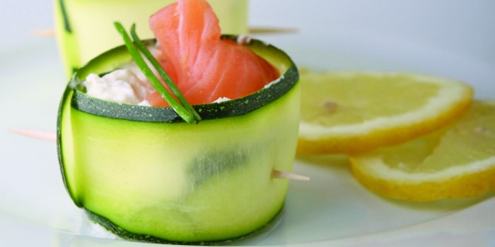 Image for Cream Cheese Salmon Cucumber Bites