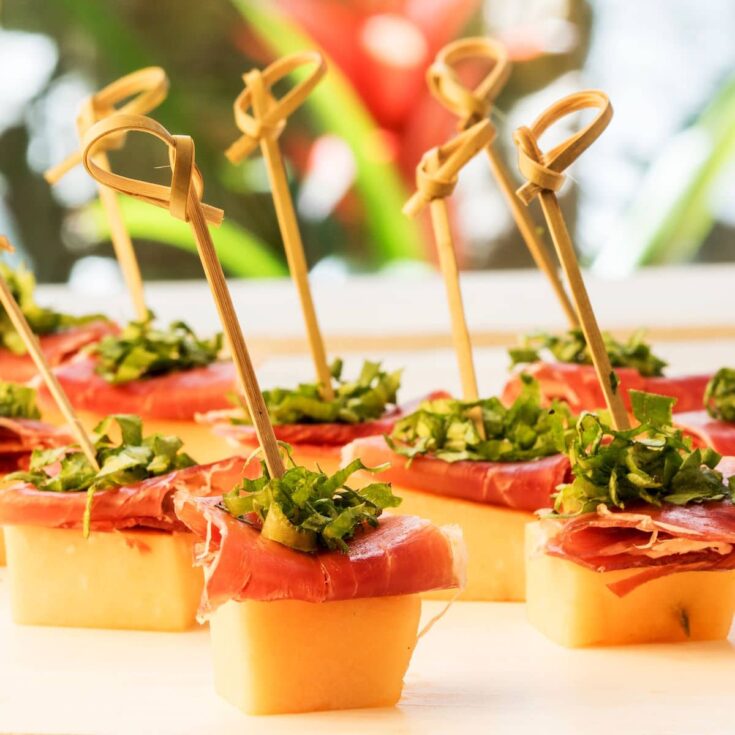 Image for Melon Prosciutto Skewers (Summer Appetizer)