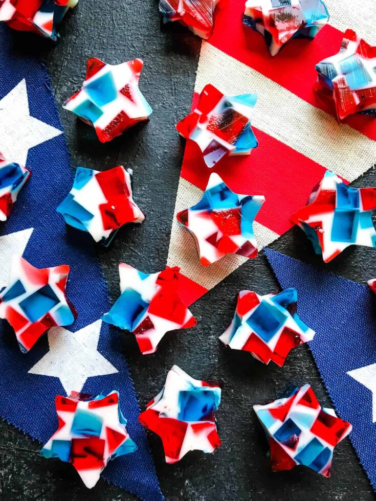 Image for Red White and Blue Jello Shots Stars