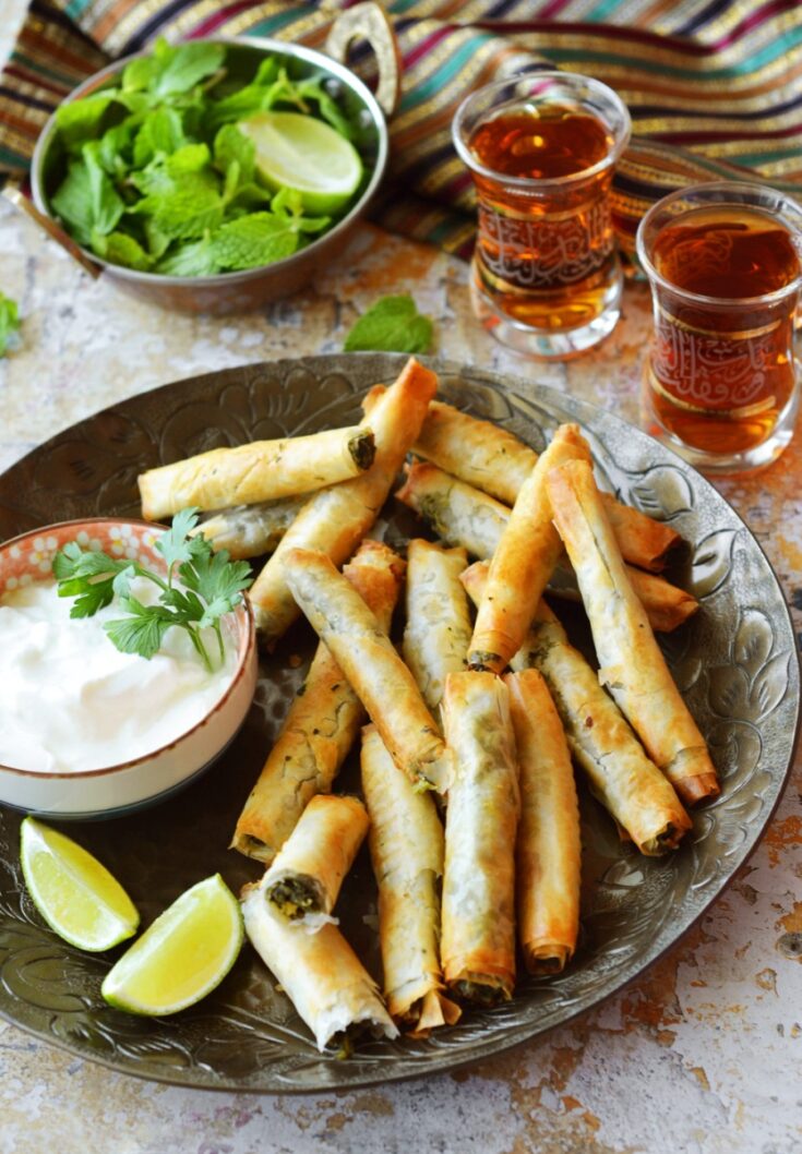 Image for Spinach feta mini rolls