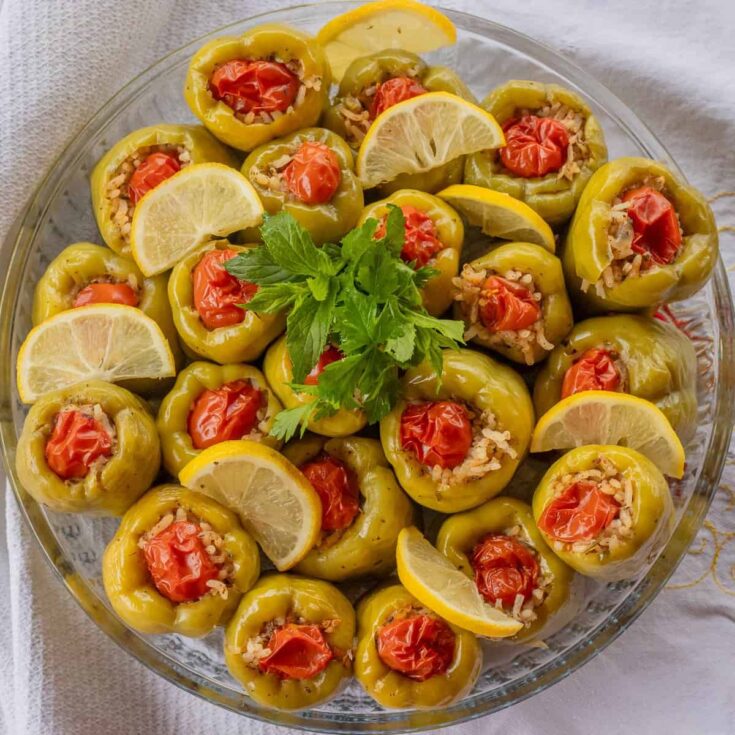Image for Vegetarian Stuffed Peppers (Biber Dolmasi)