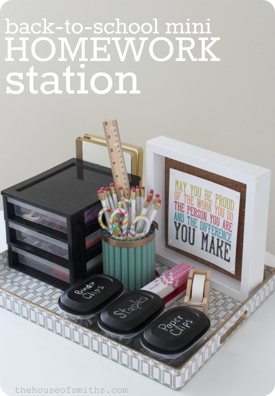 Image for DIY Homework Station
