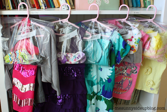 Image for School Week Clothing Organisation With ZipLocks!