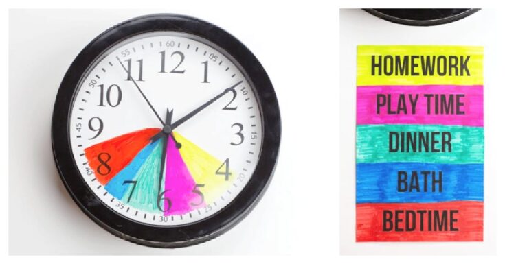 Image for This Kids Clock for After School Routine will Keep Kids on Schedule!