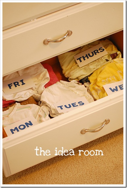 Image for Labeled Dresser Organisation