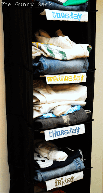 Image for Weekly Outfit Organizer