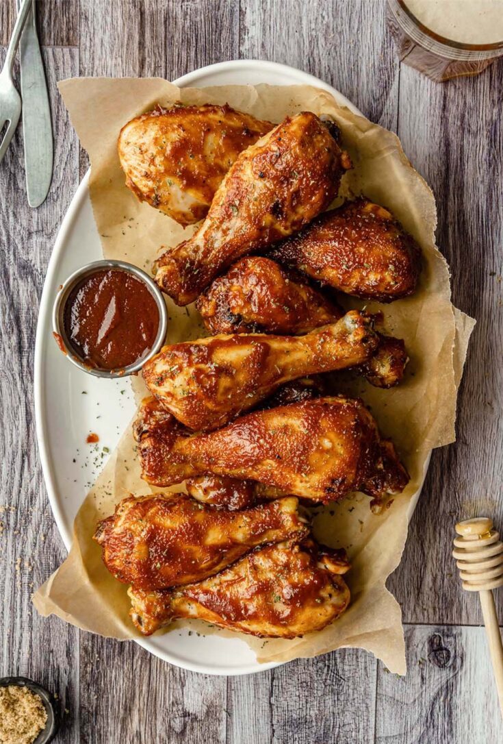Image for Air Fryer BBQ Chicken Drumsticks - Balance With Jess