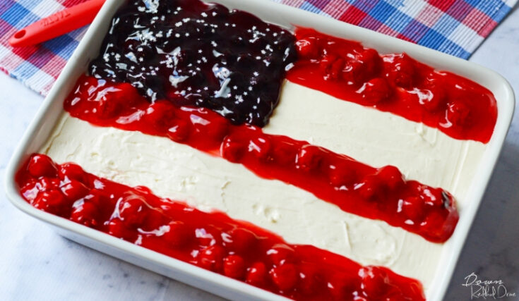 Image for No Bake American Flag Cheesecake