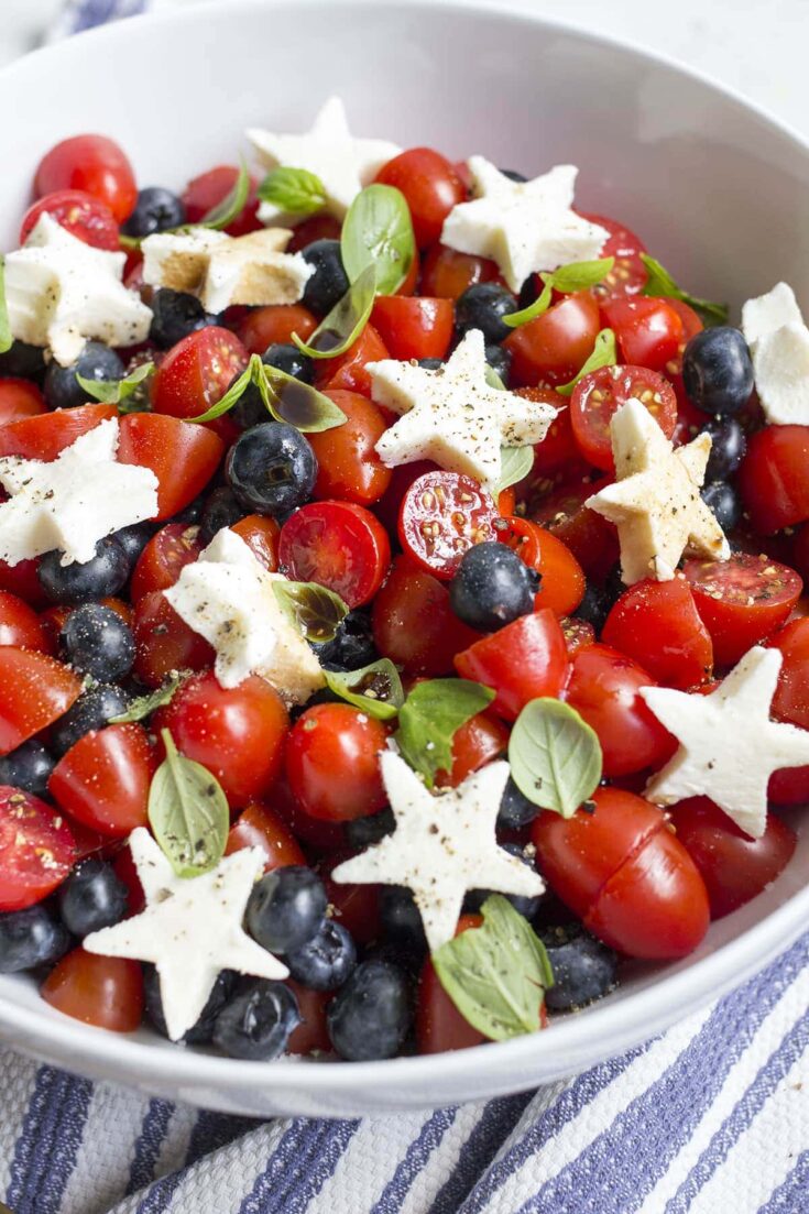 Image for Red, White & Blue Caprese Salad