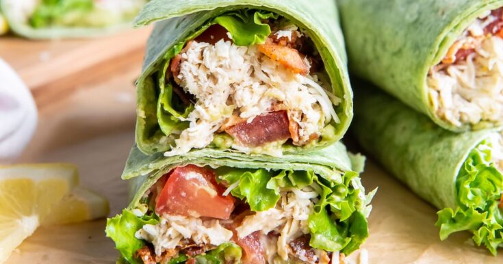 Image for California Club Wraps (Chicken or Turkey)