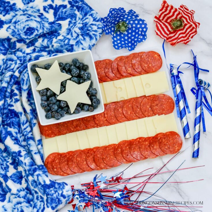 Image for Patriotic Stars & Stripes Flag Board Appetizer