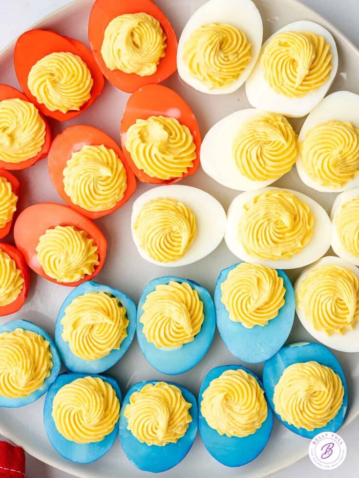 Image for Red, White, and Blue Deviled Eggs