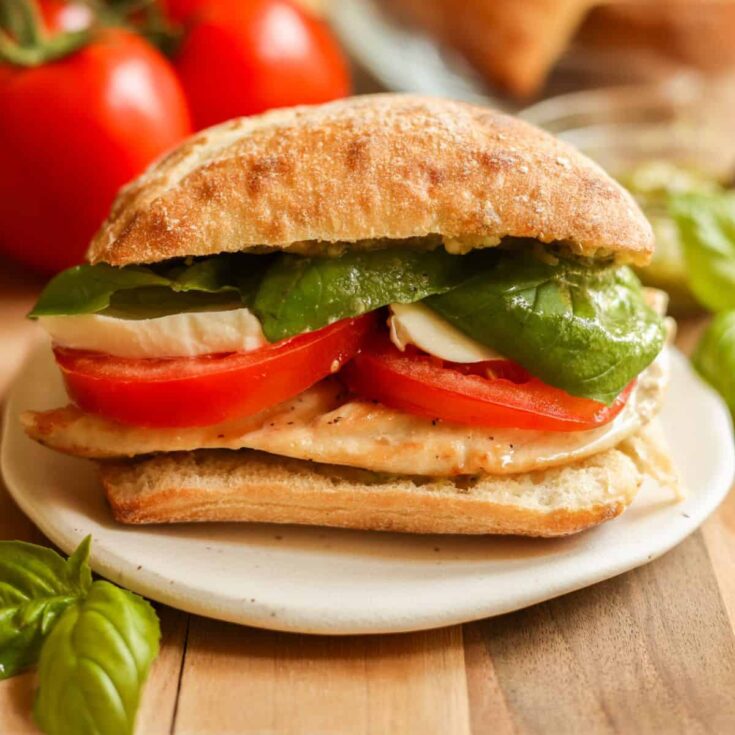Image for Chicken Caprese Sandwich on Ciabatta