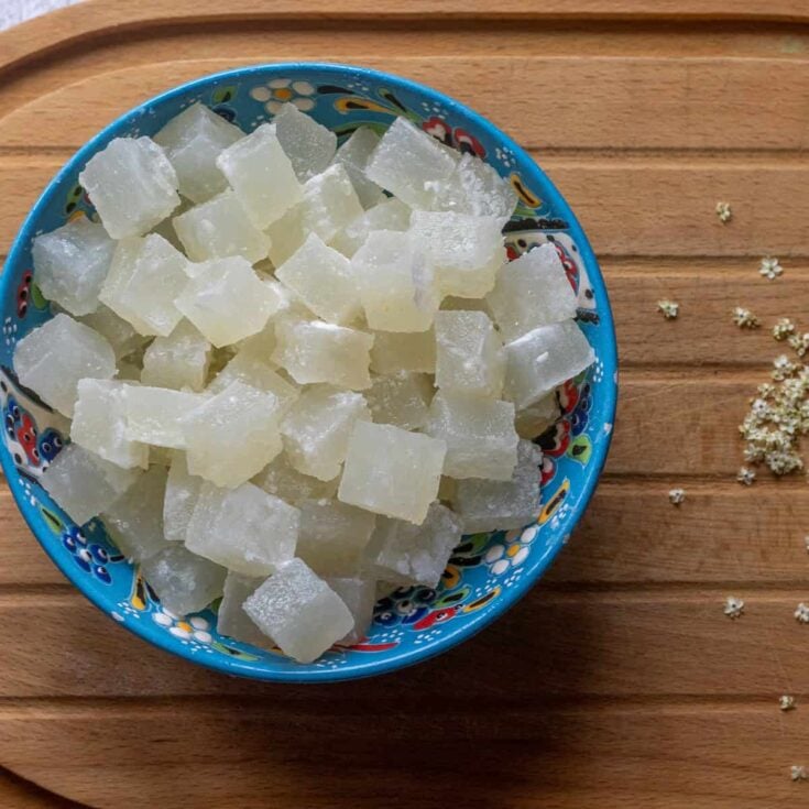 Image for Homemade Elderflower Turkish Delight (Lokum)