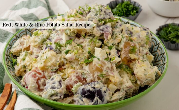 Image for Red, White, and Blue Potato Salad Recipe