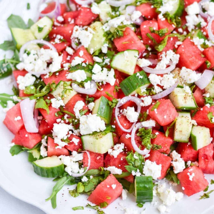Image for Watermelon Basil Salad