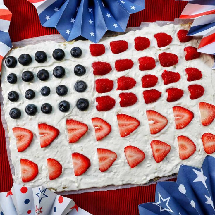 Image for Patriotic Fruit Pizza