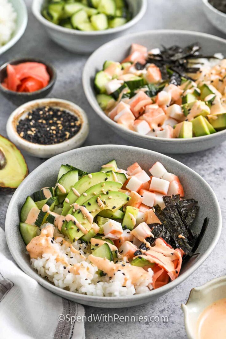 Image for California Roll Sushi Bowl