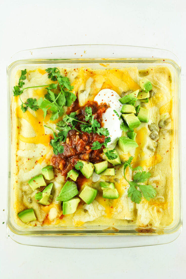Image for Cottage Cheese Chicken Enchiladas