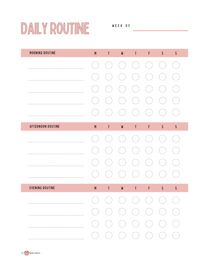 Stress-Free School Days: Teen Routine and Free Printable Study Planner ...