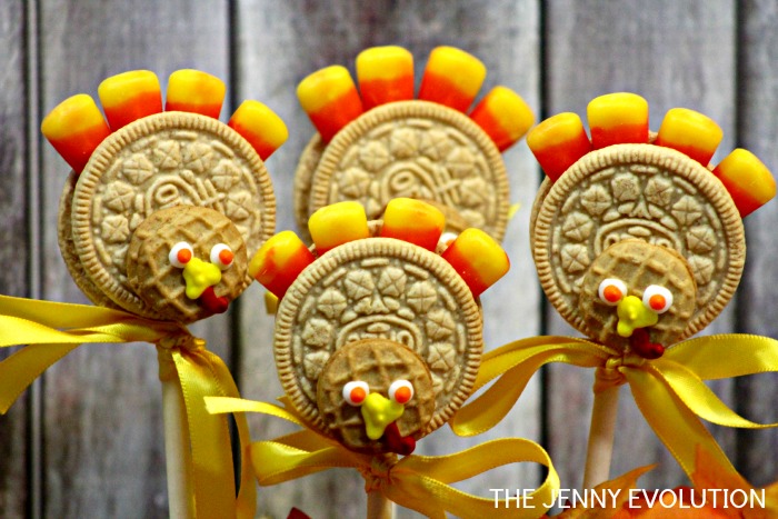 Image for Thanksgiving Oreo Cookie Turkey Pops