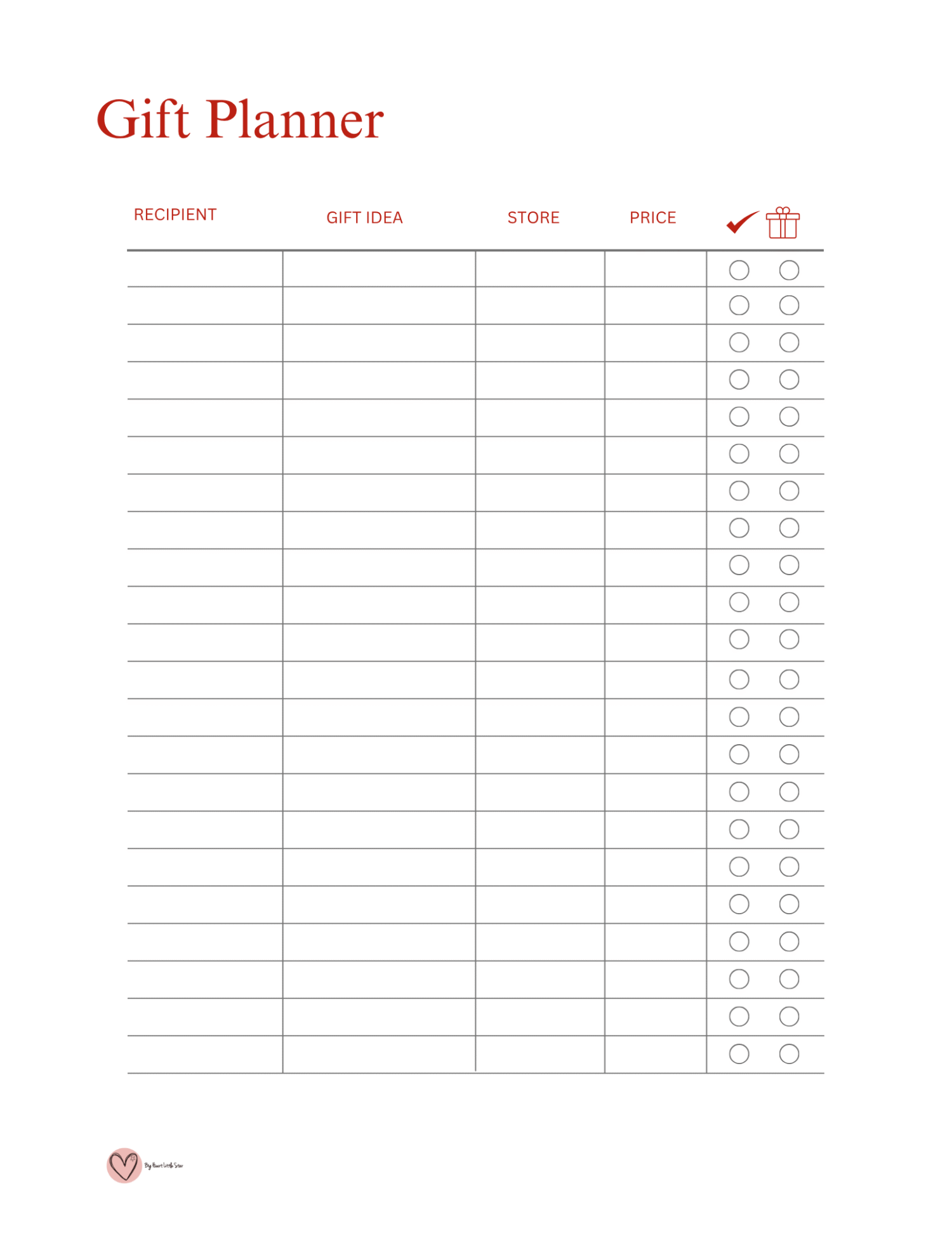 Christmas Planner – Free 38 Page Printable Planner To help you prep for Christmas 28