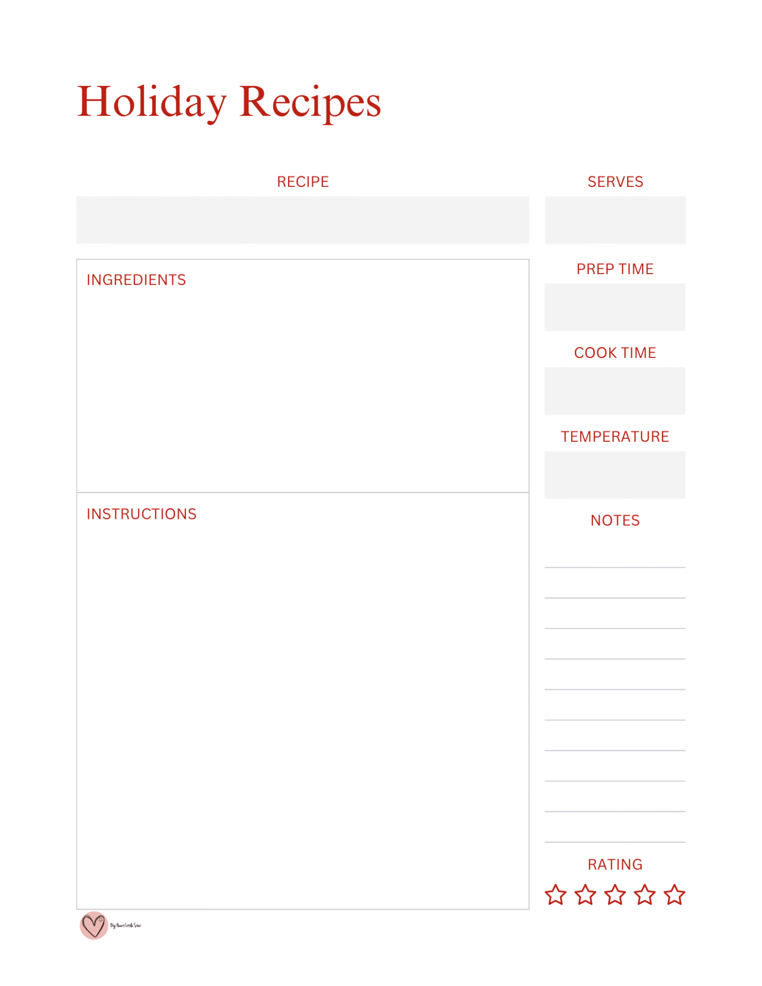 Christmas Planner – Free 38 Page Printable Planner To help you prep for Christmas 20