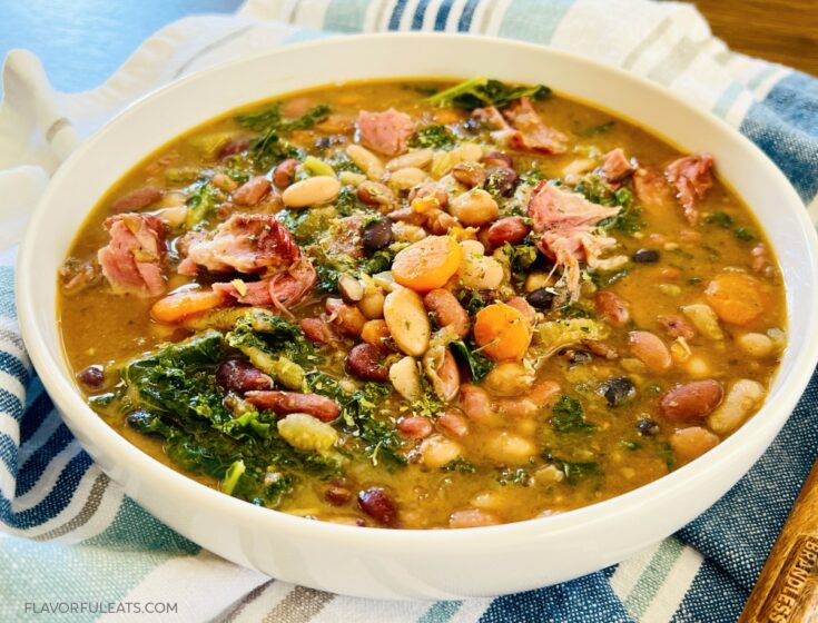 Image for Slow Cooker 15 Bean Soup with Kale