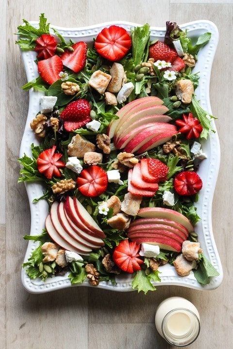 Image for Strawberry Chicken Salad with Creamy Maple Dressing