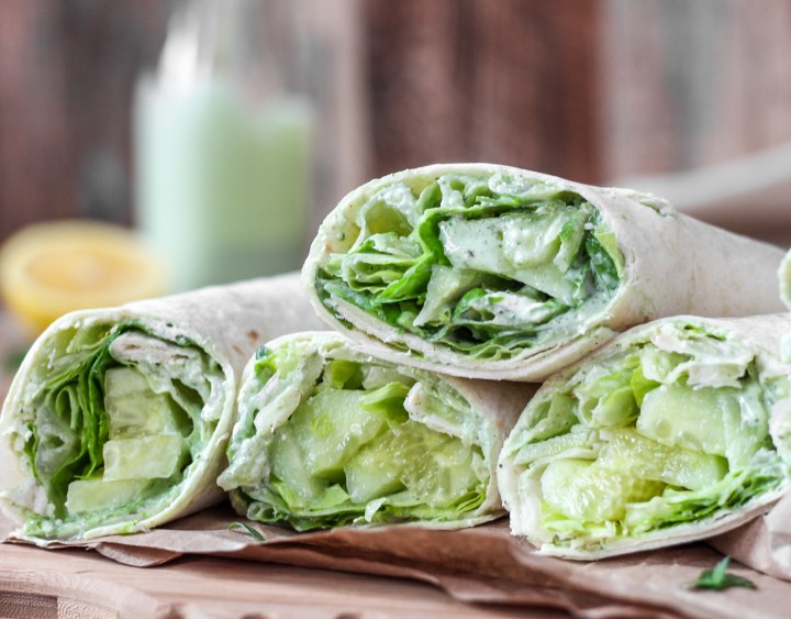 Image for Cucumber Wraps with Green Goddess Dressing