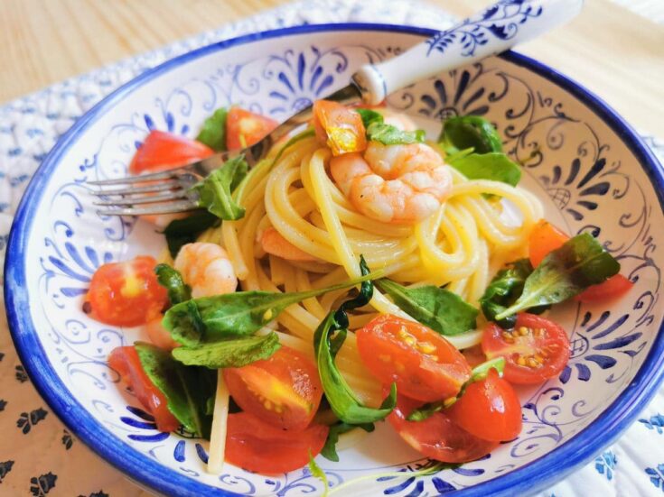 Image for Italian Cold Spaghetti Salad with Shrimp
