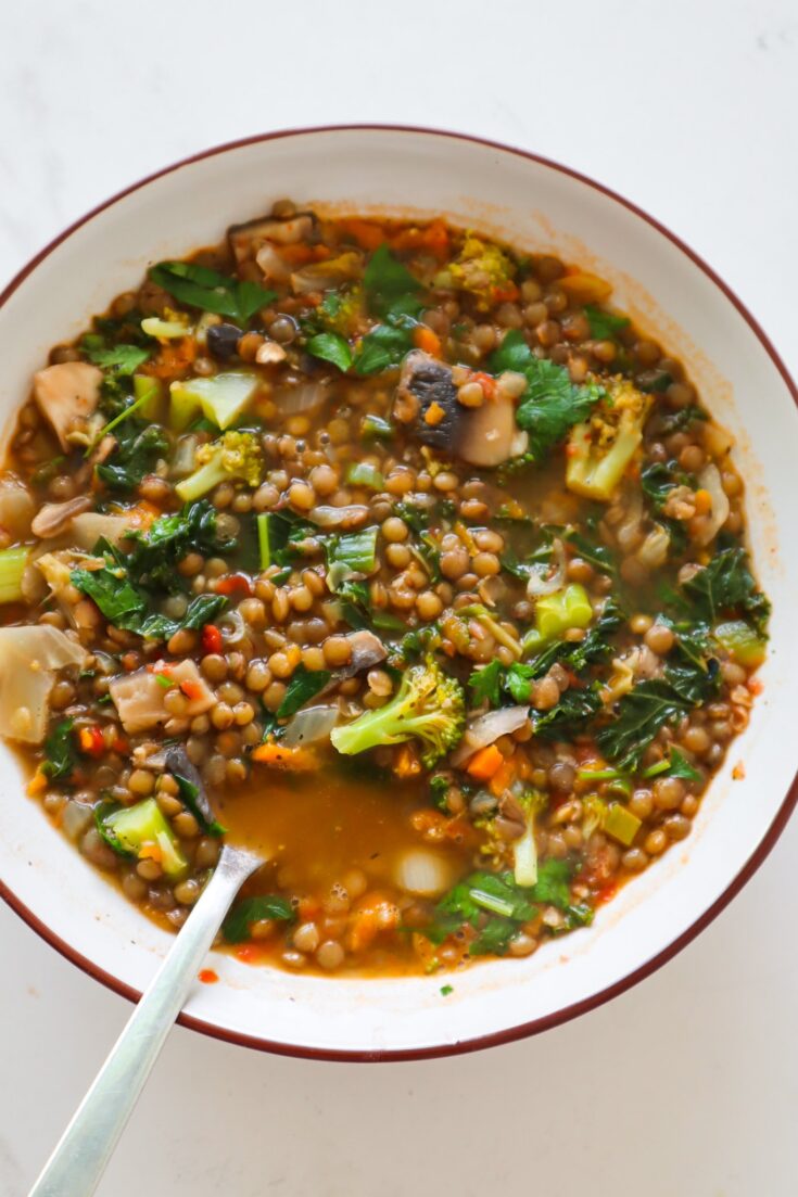 Image for Easy Lentil Vegetable Soup