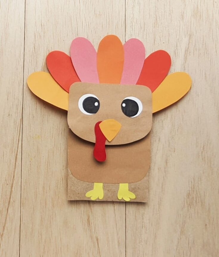 Image for Paper Bag Turkey Puppet Craft
