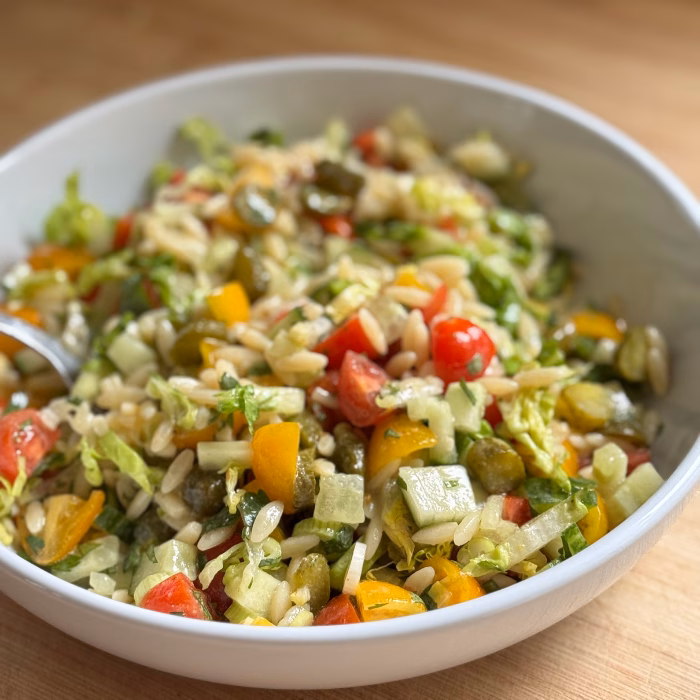 Image for Simple Summer Orzo Salad Recipe