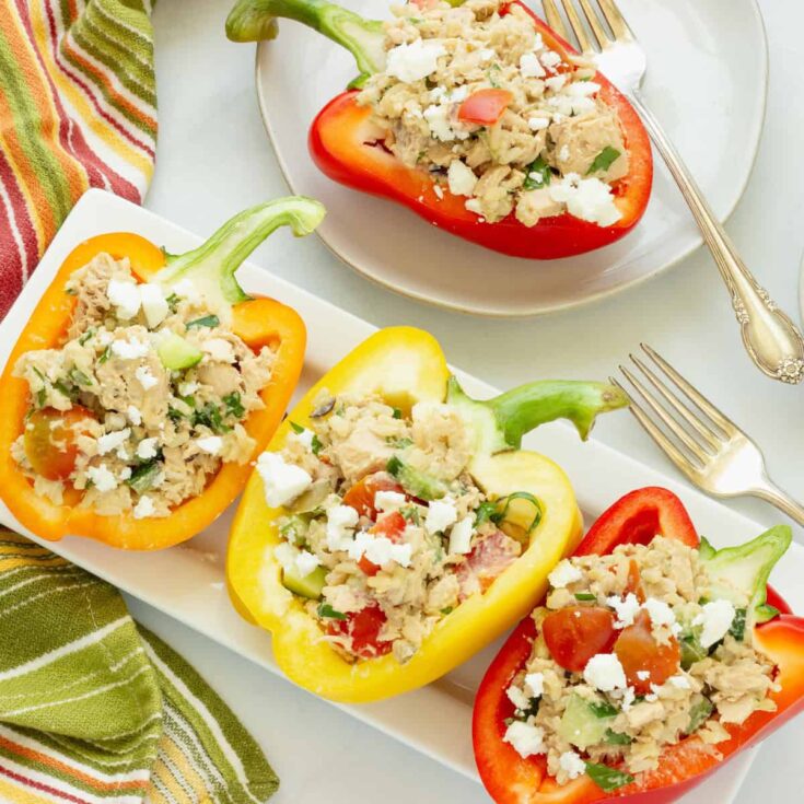 Image for Mediterranean Tuna Stuffed Peppers