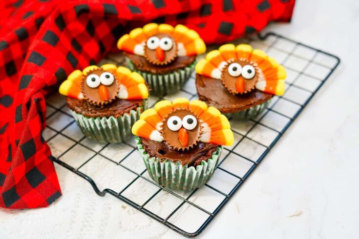 Image for Terrific Thanksgiving Turkey Cupcakes