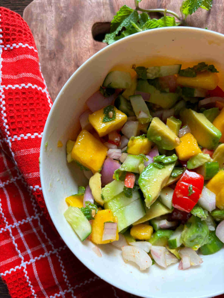 Image for Mango Avocado Cucumber Salad