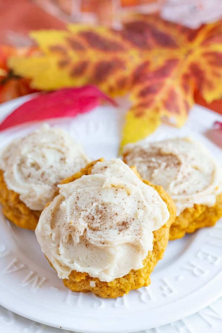 Image for Pumpkin Cookies with Brown Sugar Frosting