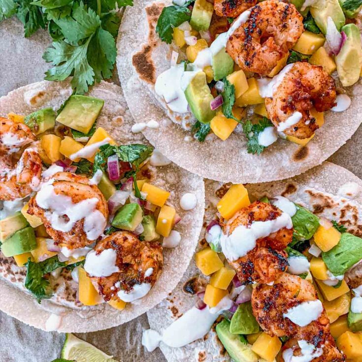Image for Shrimp Tacos With Mango Salsa