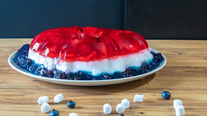 Image for Jello Mold in Red, White & Blue