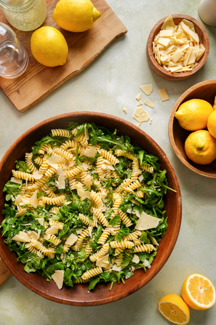 Image for Easy Lemon Arugula Pasta Salad
