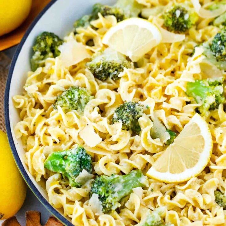 Image for One Pan Lemon Broccoli Pasta Recipe
