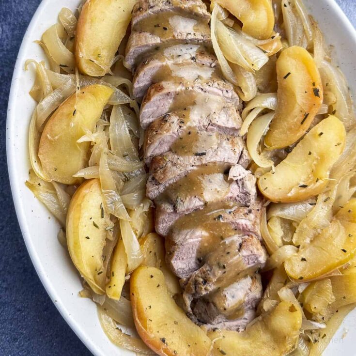Image for Pork Tenderloin with Apples and Onions