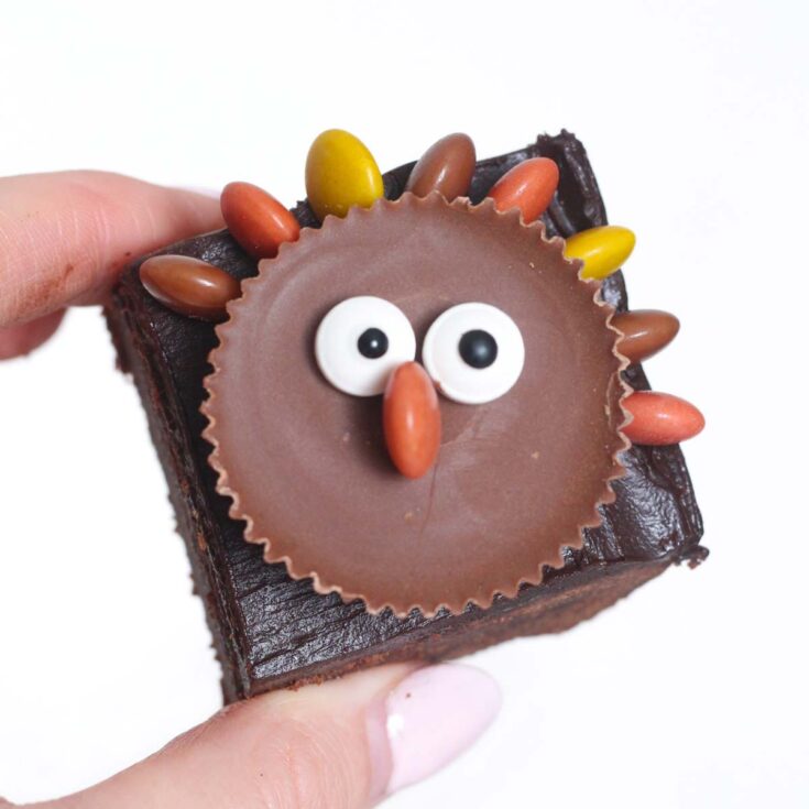 Image for Thanksgiving Turkey Brownies